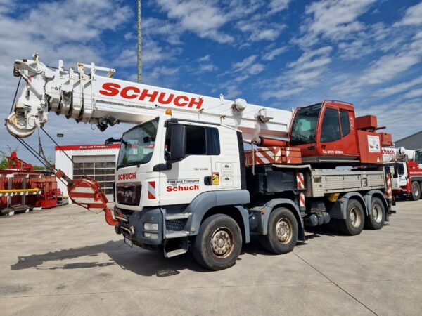 2009 FAUN HK 60 on MAN TGS truck